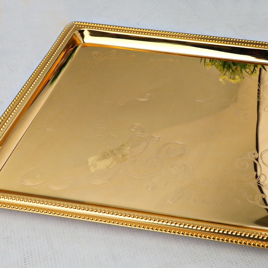 Metal tray صينية تقديم معدن